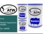 Preview: Ford, Medium Aquamarine Metallic, DF / M6559: 500ml Lackdose + 500ml Klarlack + 250ml Härter - Set, von ATW Autoteile West.